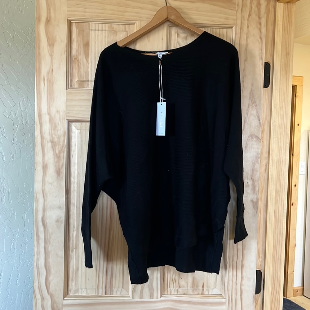 Gilli Black Dolman Sleeve Sweater